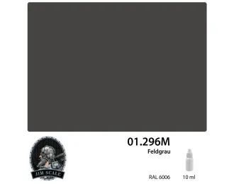 Краска акриловая для аэрографа Jim Scale: Feldgrau (RAL 6006), 10 мл