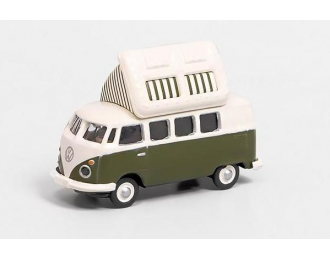 VOLKSWAGEN T1c Minibus Camper, green / white