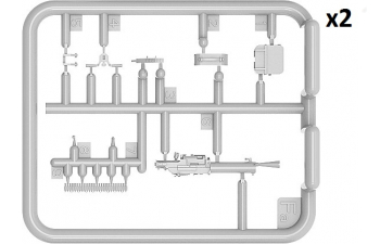 Сборная модель Austin Armoured Car 3rd Series: German, Austro-Hungarian, Finnish Service. Interior Kit