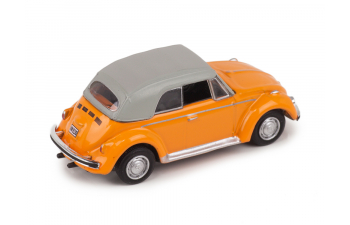 Volkswagen Beetle Cabriolet оранжевый с тентом