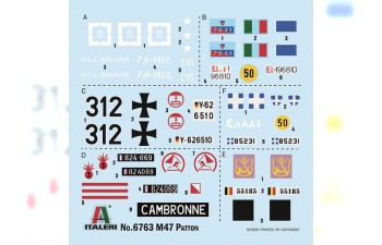 Сборная модель DATP Tank M47 Patton Wwii - Us Army - Nato Army 1945 - 1980 Military