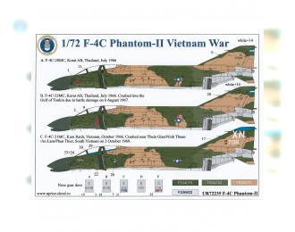 Декаль для F-4C Phantom II Vietnam War