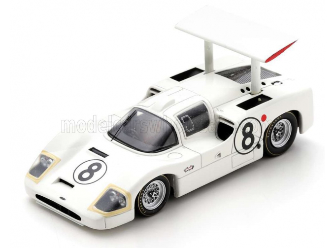 CHAPARRAL 2f Chevrolet 7.0l V8 Team Chaparral Cars Inc. №8 24h Le Mans (1967) B.Jennings - B.Johnson, White