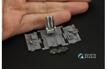 3D Декаль интерьера кабины P-47D Thunderbolt Razorback (Miniart)