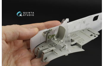 3D Декаль интерьера кабины пилота SBD-2 Dauntless (Trumpeter)