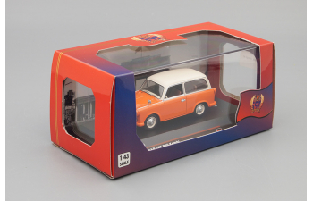 TRABANT P50 Kombi, orange and beige