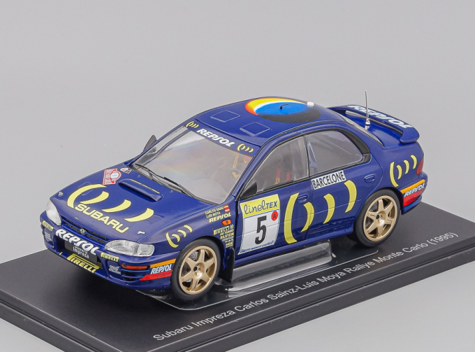 SUBARU Impreza, Rallye Monte Carlo №5, Carlos Sainz - Luis Moya (1995), blue