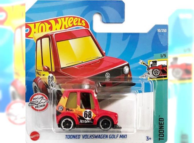 VOLKSWAGEN Golf Tooned MK1, red