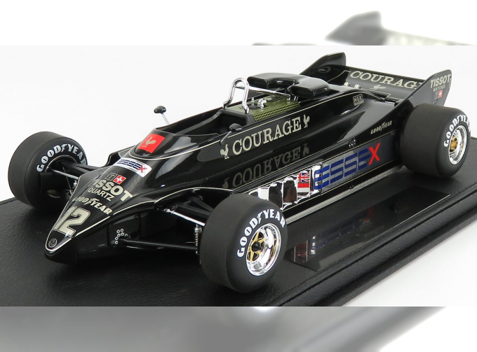 LOTUS F1 88b Courage Essex N 12 Season 1981 Nigel Mansell - Con Vetrina - With Showcase, Black