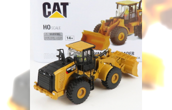 CATERPILLAR Cat966m Ruspa Gommata - Scraper Tractor Wheel Loader, Yellow Black