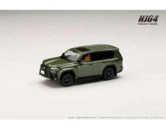 Lexus LX600 Offroad, terrane khaki mica metallic / hazel interior