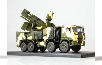 Камский грузовик 6560 ЗРПК 96К6 (Панцирь-С1) камуфляж Пустыня