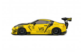 NISSAN GT-R (R35) LBWK Bodykit Type 2, yellow / black