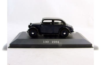 MERCEDES-BENZ 130 (1934), Mercedes Offizielle Modell-Sammlung 23, black / blue