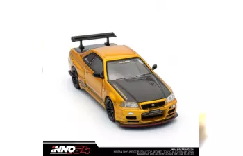 NISSAN Skyline Gt-r (r34) Top Secret (2007), Gold Met Black