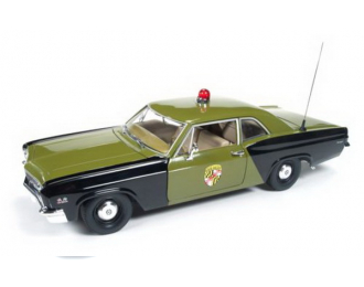 Chevrolet Biscayne Maryland State Police 1966 Полиция Мэриленда (США), green / black