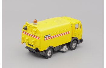 MERCEDES-BENZ SK Faun AK435 Street Sweeper, yellow