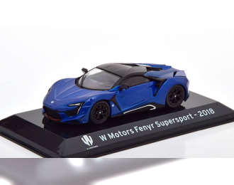 W Motors FENYR Supersport 2018, blue metallic / black