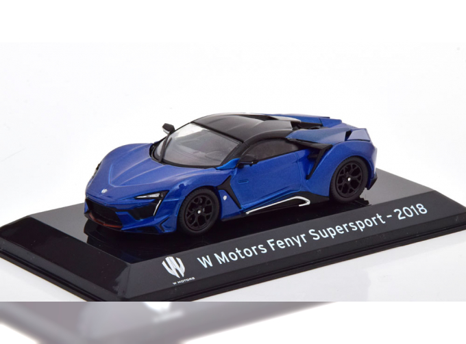 W Motors FENYR Supersport 2018, blue metallic / black