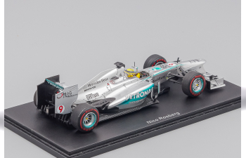 MERCEDES-BENZ No9 Australian GP Nico Rosberg F1 (2013), silver