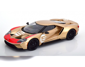 FORD GT 64 Heritage Edition Holman Moody (2022), golden red white