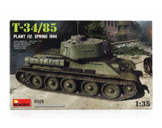 Сборная модель T34/85 Plant 112 Spring Military 1944