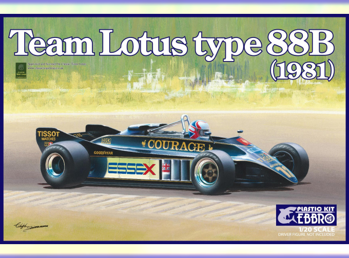 Сборная модель Спортивный автомобиль Team Lotus type 88B 1981