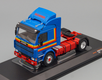 SCANIA 142 M towing vehicle (1981), blue red yellow