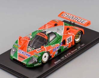 MAZDA 787 B #55 V. Weidler - J. Herbert - B. Gachot Winner LM (1991), orange / green