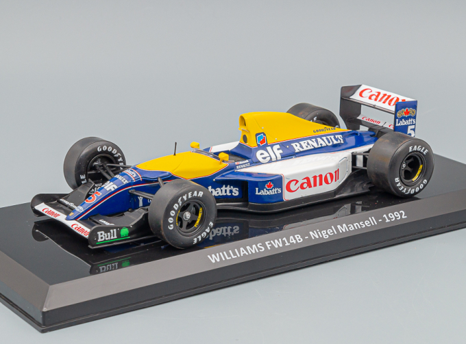 WILLIAMS RENAULT FW14B #5 "Canon Williams Team" Nigel Mansell Чемпион мира (1992)