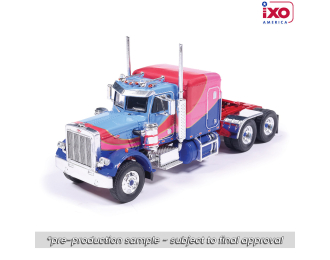 PETERBILT 359 (1967), blue/pink 