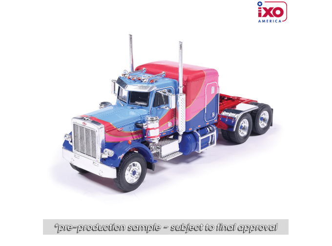 PETERBILT 359 (1967), blue/pink 