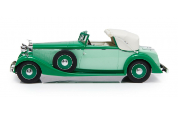 HISPANO SUIZA J12 Drophead-Coupé Fernandez Darrin open roof (1934), green