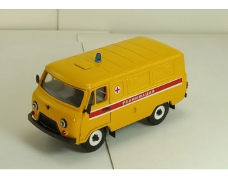 УАЗ-3741 фургон скорая медицинская помощь, желтый