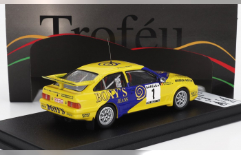 FORD Sierra Rs Cosworth №1 2nd Rally Rts (1992) Robert Droogmans - Michel Kleikens, Yellow Blue