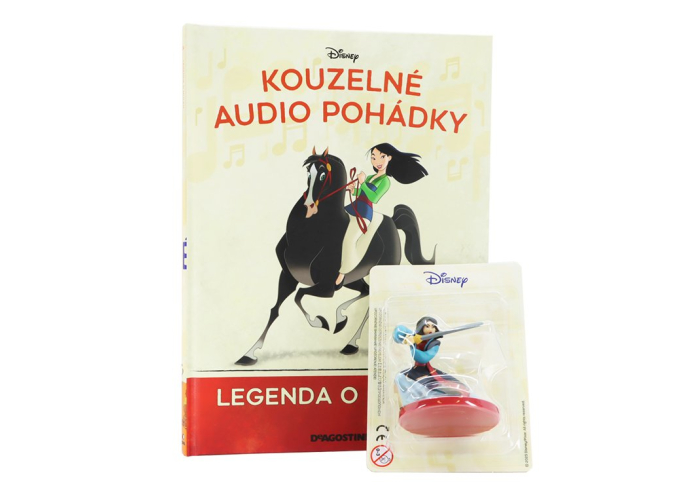 Волшебные аудиосказки Диснея №26: Легенда о Мулан - книга с фигуркой