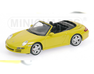 PORSCHE 911 Carrera S Cabriolet 2005, yellow