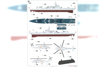 Сборная модель PLAN Type 055 Destroyer Dalian