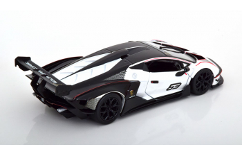 LAMBORGHINI Essenza SCV12 No 63 Squadra Corse (2022), white metallic/ black