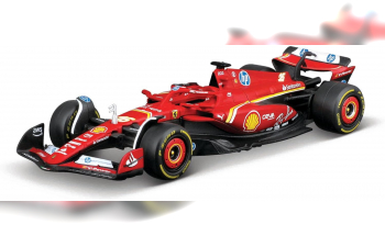 FERRARI F1 Sf-24 Team Scuderia Ferrari №16 Season (2024) Charles Leclerc, Red Black