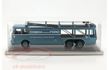 High quality acrylic Showcase Dieppe Carbon with acrylic / metal base carbon / silver 1:8 Atlantic, transparent / carbon / silver