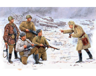 Сборная модель Советская пехота. Корсунь-Шевченковская операция, 1944