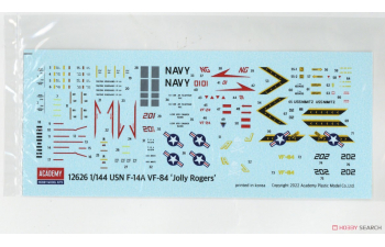 Сборная модель USN F-14A VF-84 "Jolly Rogers"