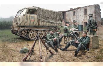 Сборная модель Тягач STEYR RSO/01 with GERMAN SOLDIERS