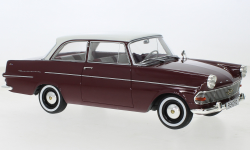 OPEL Rekord P2 (1961), dark red / white