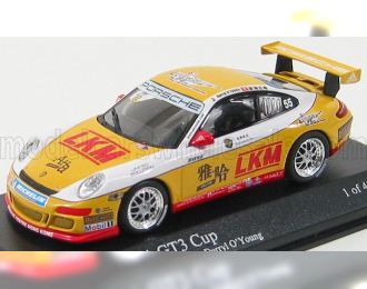 PORSCHE 911 Gt3 N 55 Carrera Cup Asia Macau 2007 N.d.o'young, Yellow White