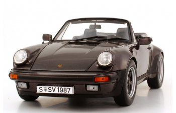 PORSCHE 911 Turbo 3.3 Cabrio (1974) dark brown