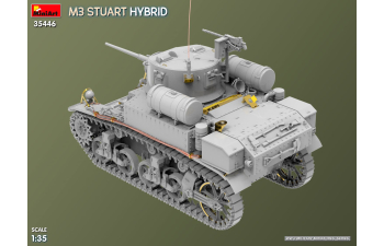 Сборная модель M3 Stuart Hybrid Military 1945