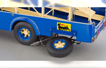 FIAT 642rn2 Truck Bartoletti Maserati Car Transporter (1957), Blue Yellow