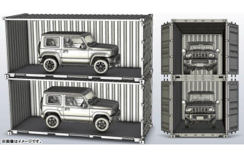 Сборная модель 20-футовый контейнер (зеленый)